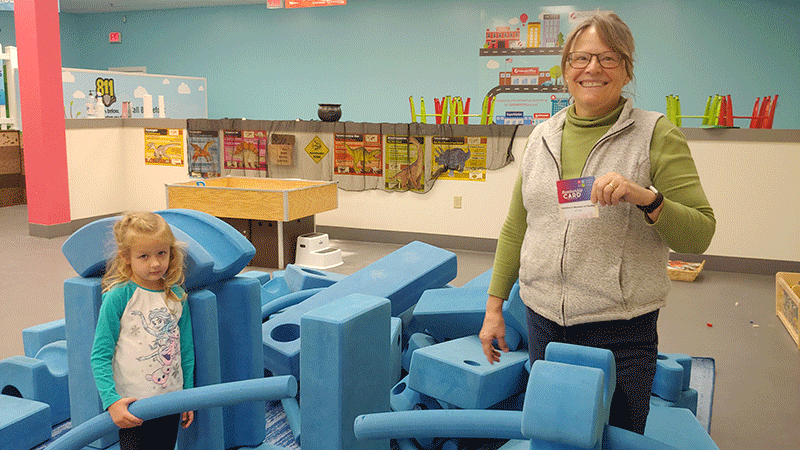 MaryRamsey-and-her-granddaughter-Harper Family Membership Card @ Children’s Museum of Findlay